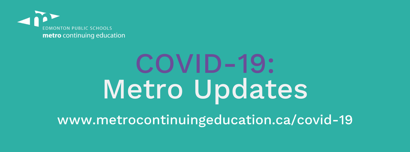 COVID-19 Metro Updates